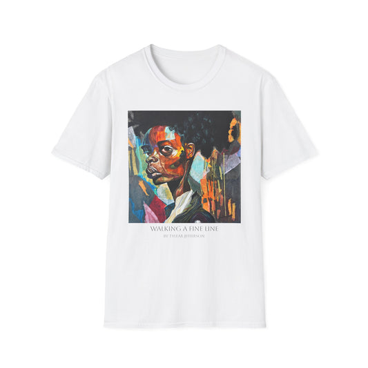 Walking A Fine Line - Artist Tylear - Unisex Softstyle T-Shirt