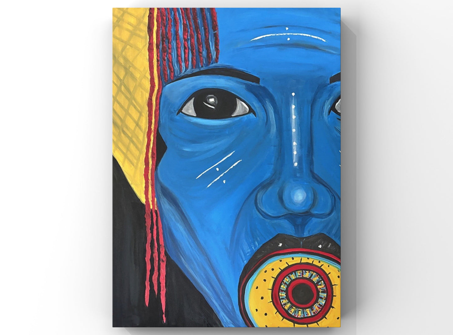 The Watcher #2 (blue) - Artist - Tywree - Print /Fine Art Cotton Rag - 300gsm Moab Entrada Rag