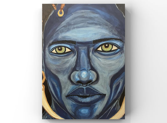 Blue Warrior - Artist - Tywree - Print /Fine Art Cotton Rag - 300gsm Moab Entrada Rag